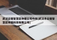 武汉云链智慧区块链公司咋样[武汉市云链智慧区块链科技有限公司]